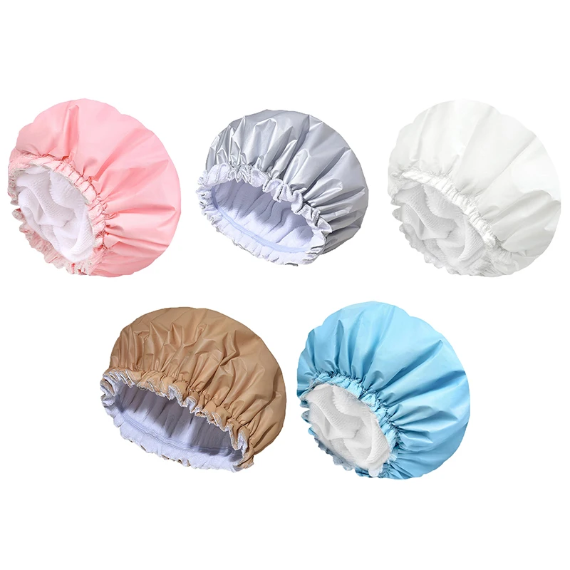 3-In-1 Microfiber Douchekap Herbruikbare Grote Douchekap Vrouwen Mannen Dubbellaags Water Absorberend Droog Haar Cap Waterdicht Haar Cap