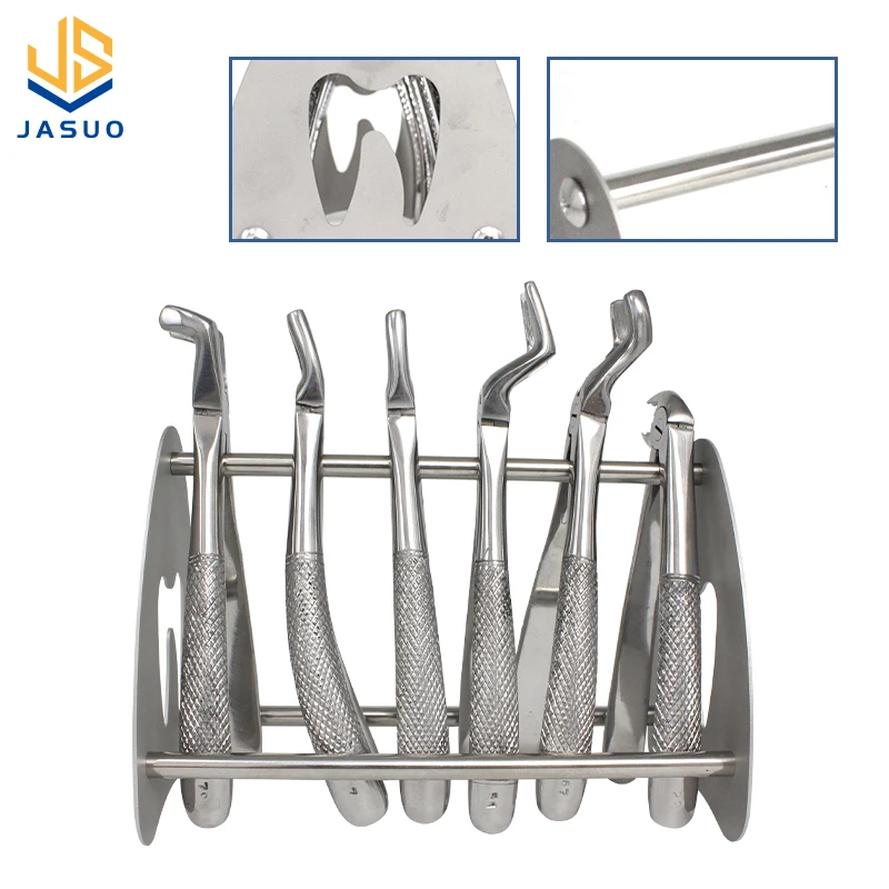 Dental Pliers Stand Holder Orthodontic Plier Rack Stainless Steel Display Stand Forceps Scissors Placement Dentistry Clinic Tool