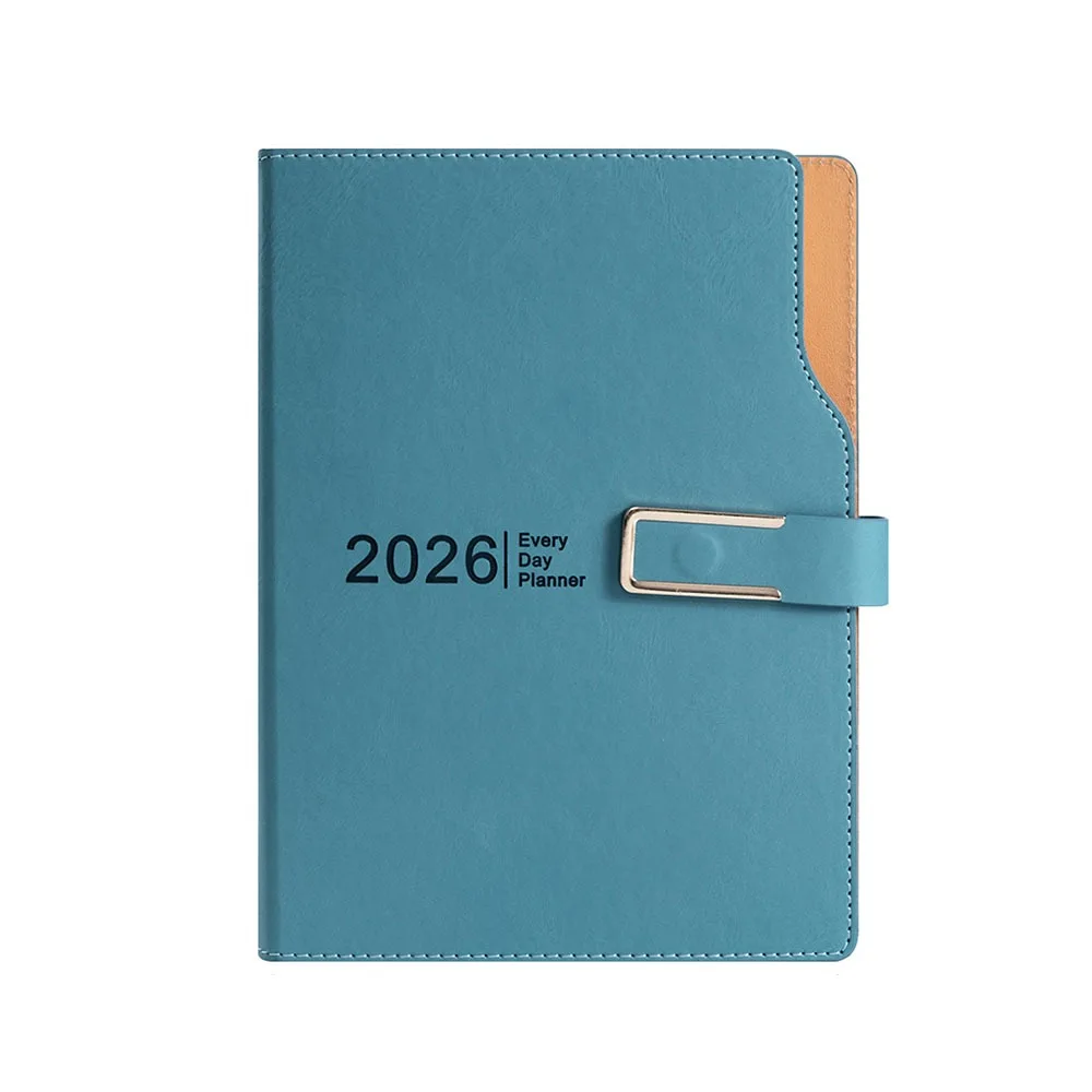 

180 Pages 2026 Schedule Planner Notepad 12 Months English A5 Agenda Planning Notebook Thick Paper Efficiency To-do List Notebook