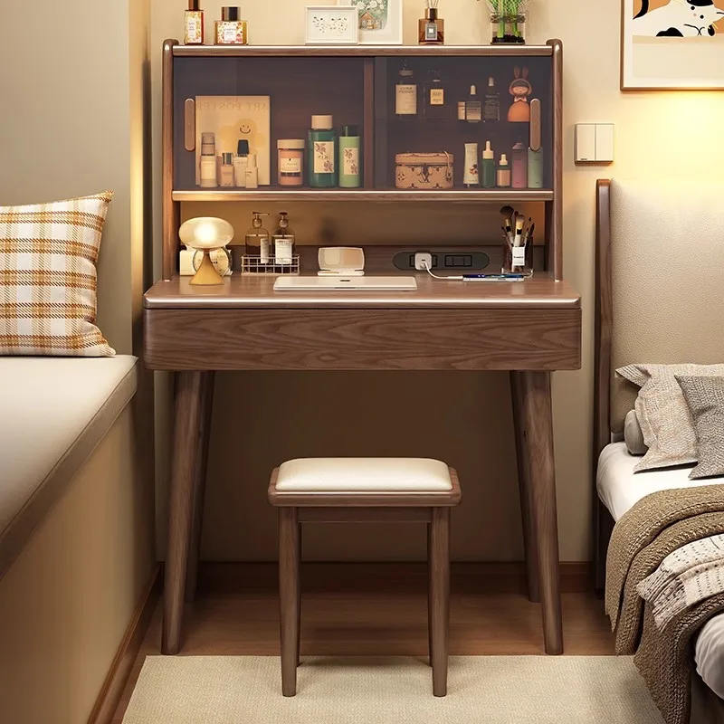 

Light Luxury Solid Makeup Vanities Integrated Bedroom Makeup Vanities Apartment Home FurnitureVanités De Maquillage ZY40SZT