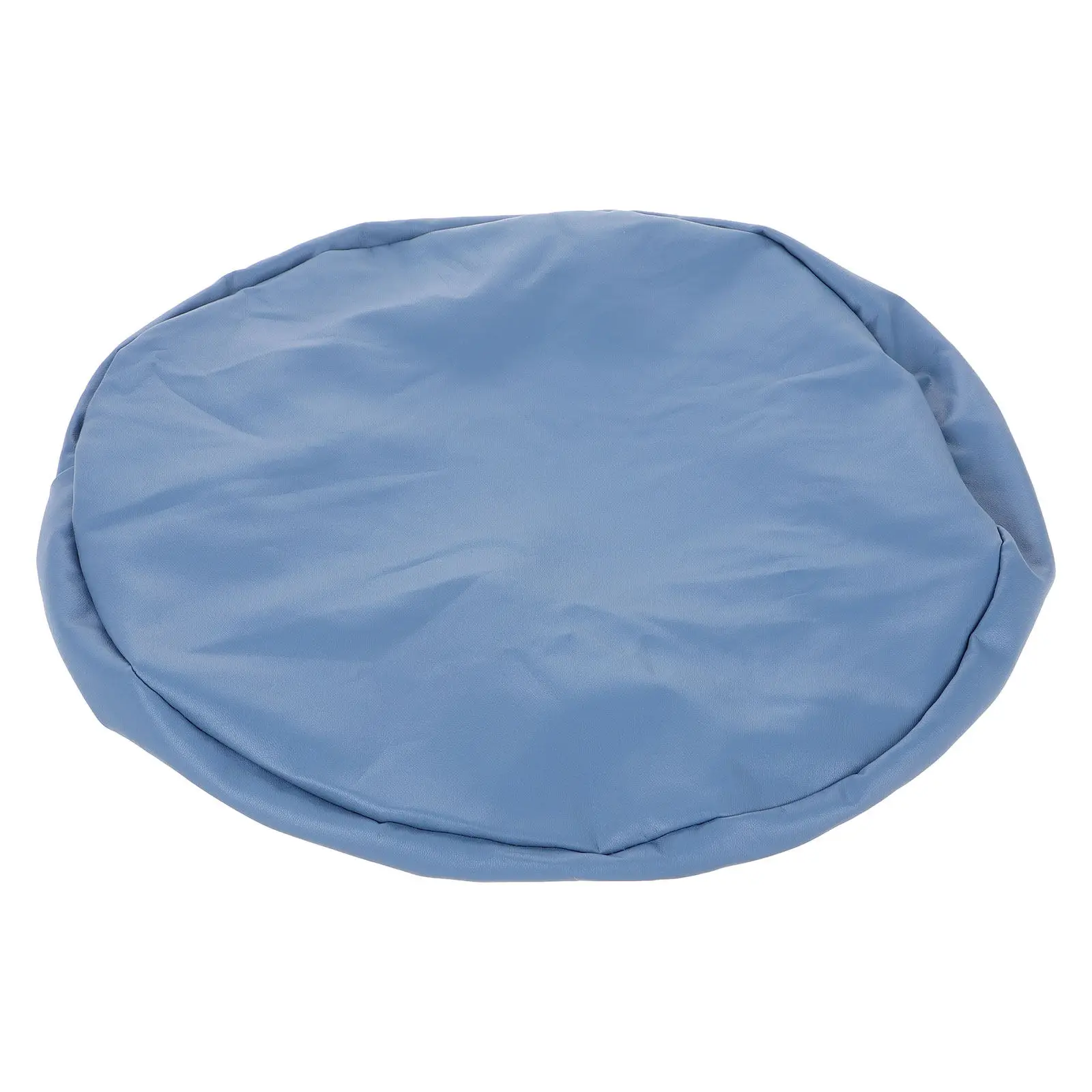 Washable Round Bar Stool Cover Waterproof Oilproof Elastic Band Seat Protector Replacement Cover Bar Stool Chair Covers Round
