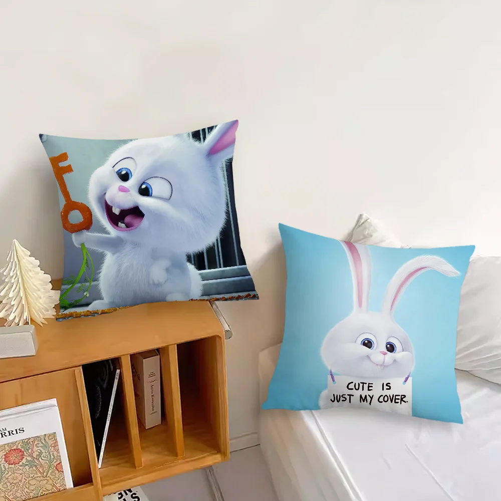 Cartoon T-THE SECRET LIFE OF P-PETS Pillow Case Living Room Headboard Bedroom Office Cushion Cushion Sofa Nap Time