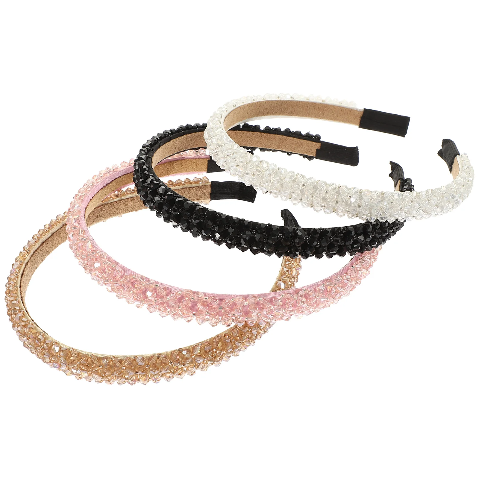 

Crystal Headb Pcs Anti Skid Rhinestone Girl Hair Hoops Beaded Women Headb s For Women Accessories Lovely Party Holiday Gifts