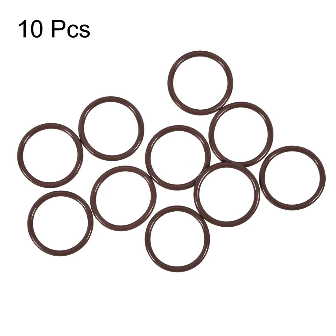 Uxcell 5/10/20Pcs Metric FKM O-ring Brown Fluororubber Rubber Sealing Gasket O Ring Oil Resistant Plumbing Gaskets for Machinery