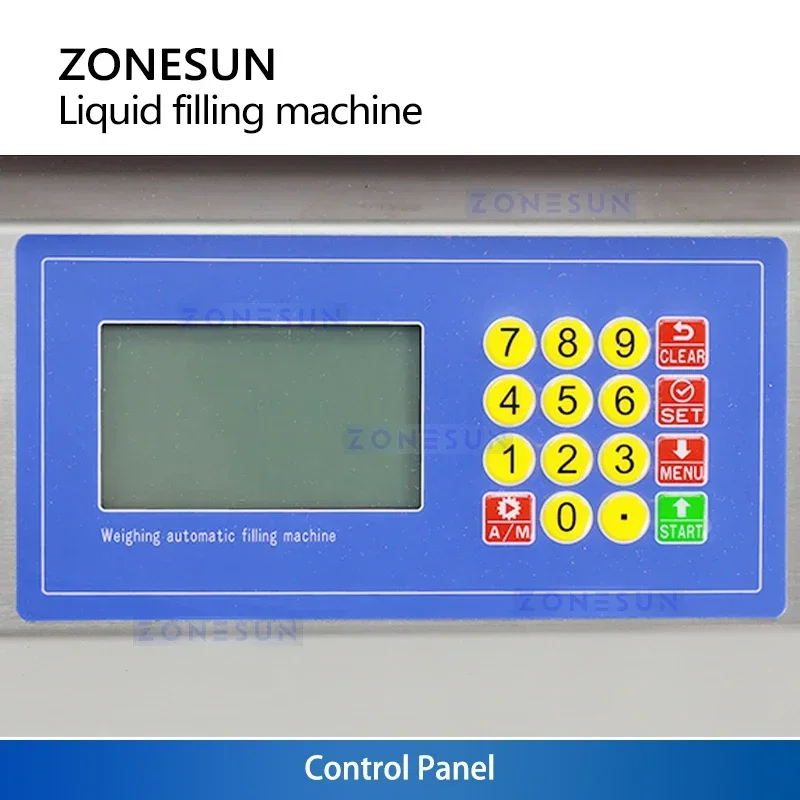 เครื่องบรรจุของเหลวแบบกึ่งอัตโนมัติ ZONESUN ZS-M100