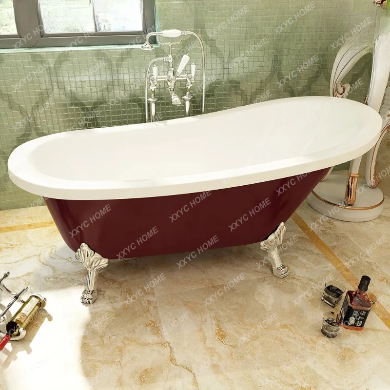 

Elegant classical princess tank girl style acrylic bathtub