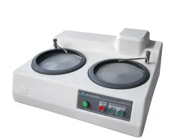 Sample grinding and polishing machine - Dual discs, dual speeds - Laboratory sample grinding and polishing equipment