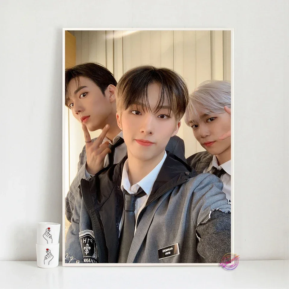 P1Harmony Poster Kpop Wall Art Photo Canvas Prints For Living Room Home Decor Painting Sticker Picture Gift