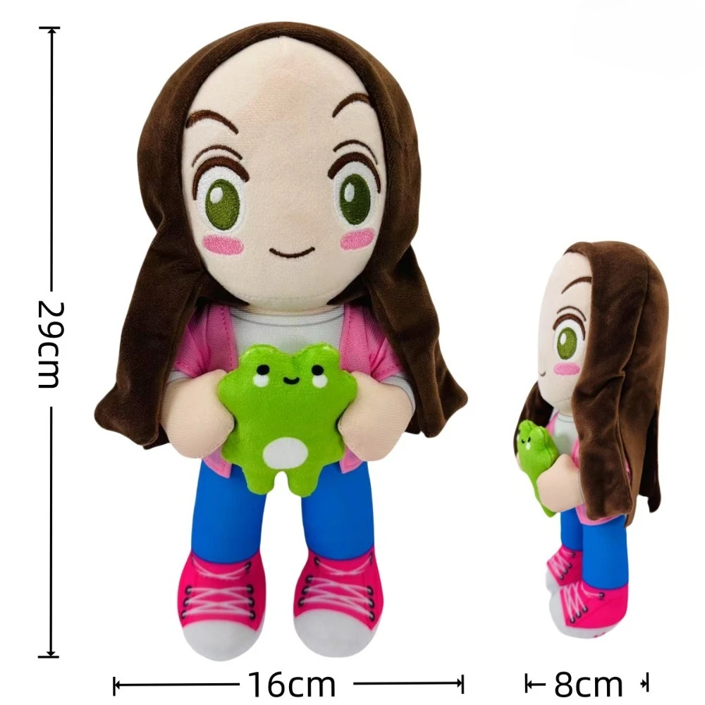 Lindo juguete de peluche de expresión mágica 25cm niña Plushie relleno Animai Rana muñeca Kawaii rana de pierna larga juguete suave regalo para niños niñas