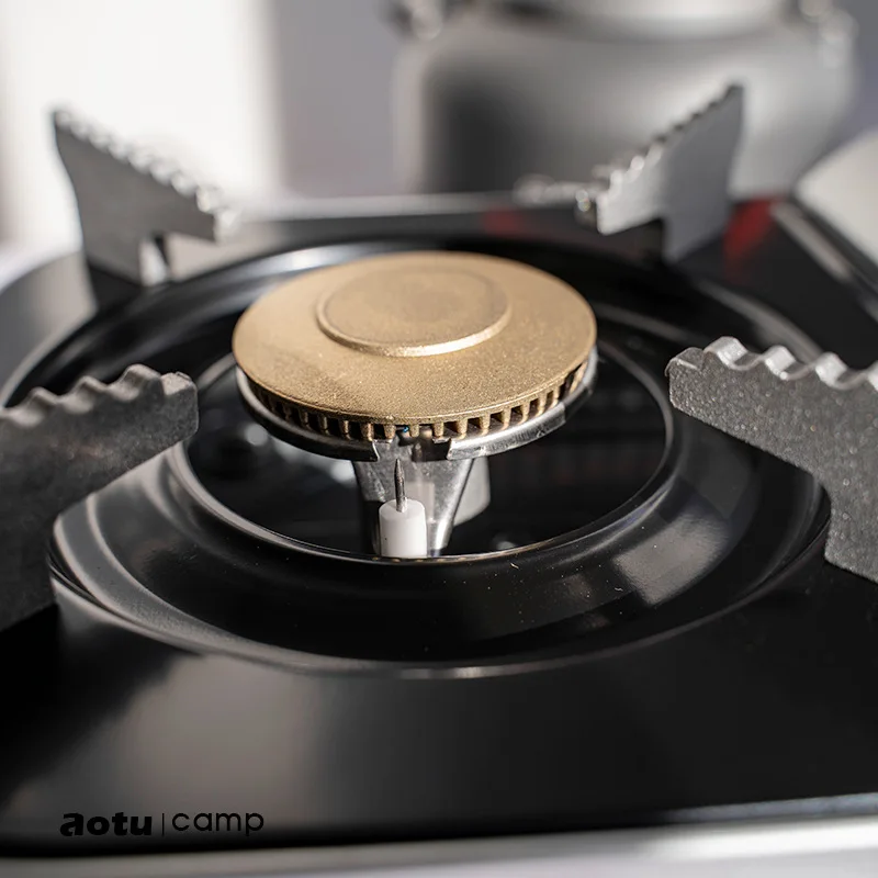 휴대용 스테인레스 스틸 가스 스토브, 여행용 캠핑 가스 스토브, 3 버너 자동, 3500W