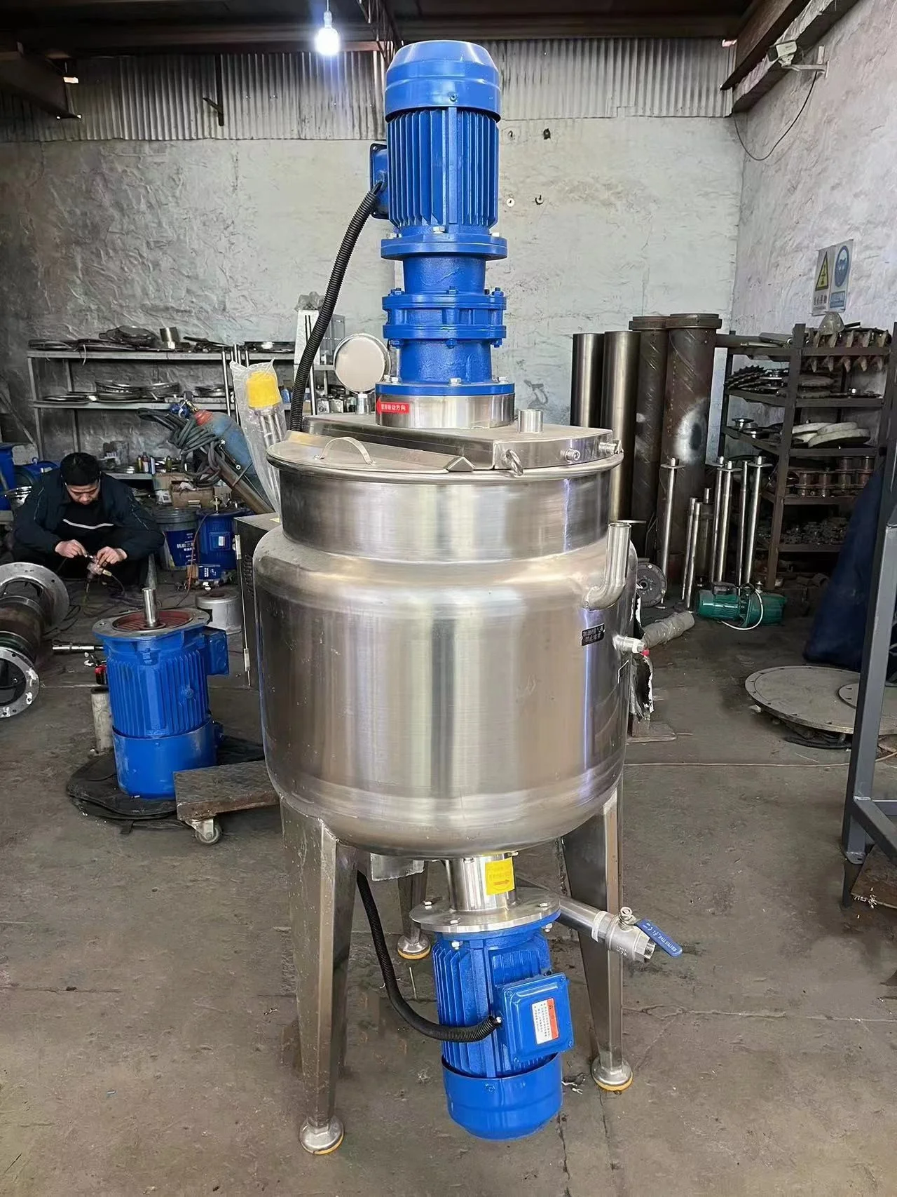 FOODLINE Manufacturer Dairy Sterilization Machine Overheat Alarm Large Capacity Pasteurizer Tank for Resellers