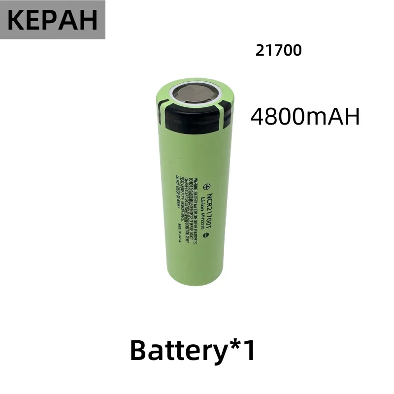 New 3.6V 4.8AH 21700 Battery Rechargeable Battery 3.7V 4800mAh 50A Power Li-ion High Discharge Batteries for Electrical Tools