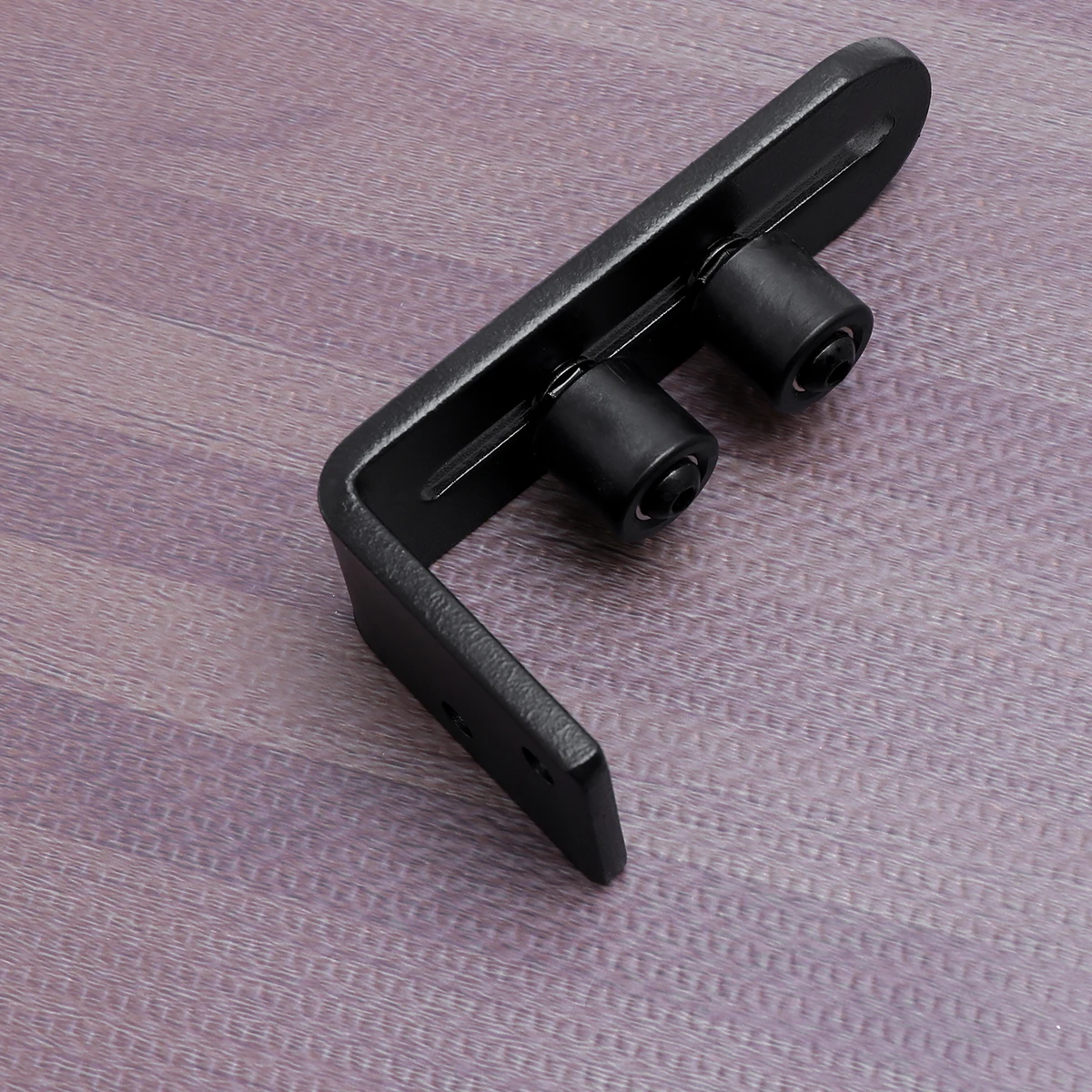 

Adjustable Floor Guide For Sliding Barn Carbon Steel Double Wheel Bearing Ground Mount Door Hardware Smooth Stable Durable