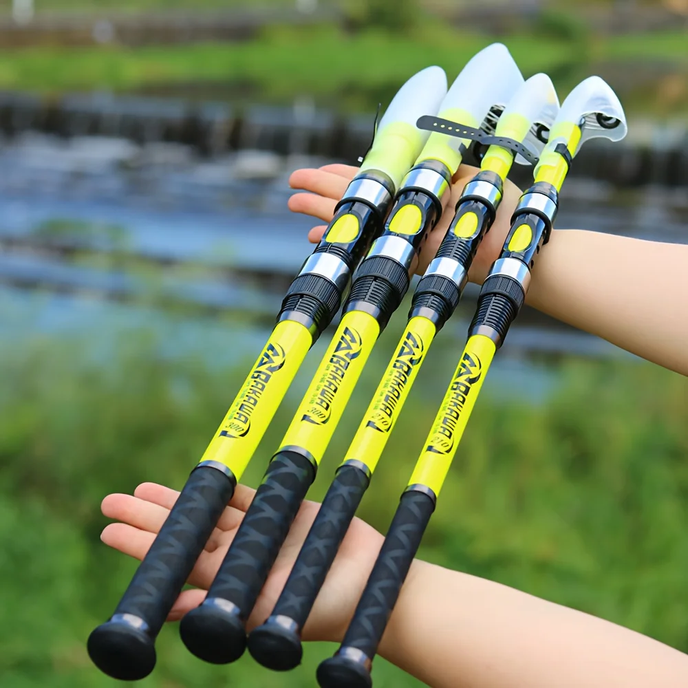 BAKAWA Super Stretching Rod 2.1/3.0M Portable Long Distance Throwing Fishing Rod Fishing Accessories  Fishing Bait Pesca