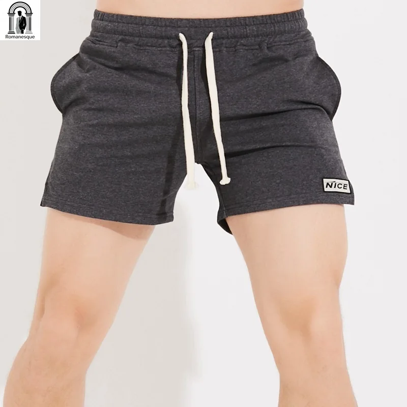 Men Summer High Quality Cotton Shorts Multi Color Options Slim Fit Elastic Waist Breathable Casual Jogging Workout Shorts