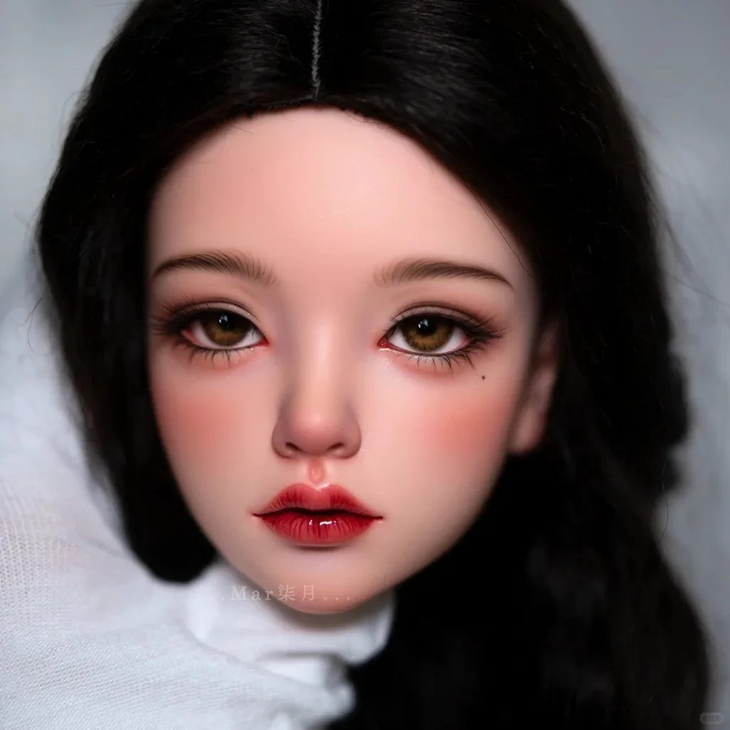 2026 1/3 mari BJD Doll Testa singola Landoudou Testa di trucco di alta qualità Carino Bailu per ragazze e ragazzi Solo la testa della bambola in vendita