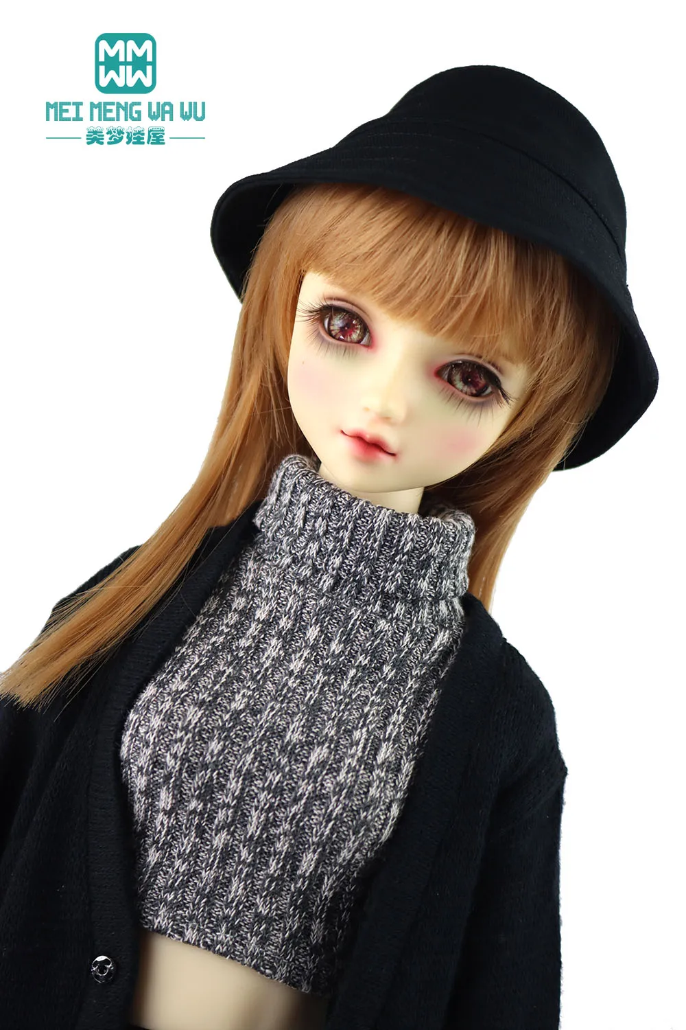 Fits 1/3 1/4 1/6 BJD uncle Mini Toys Doll accessories Fashion sunhat white, black, pink