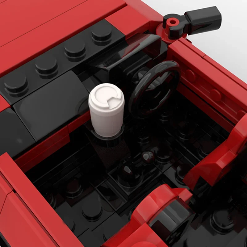 314 Uds MOC Toyota GT Apex ciudad roja campeones modelo regalo de Navidad juguetes de construcción bloques arquitectura montar ladrillo creativo niños