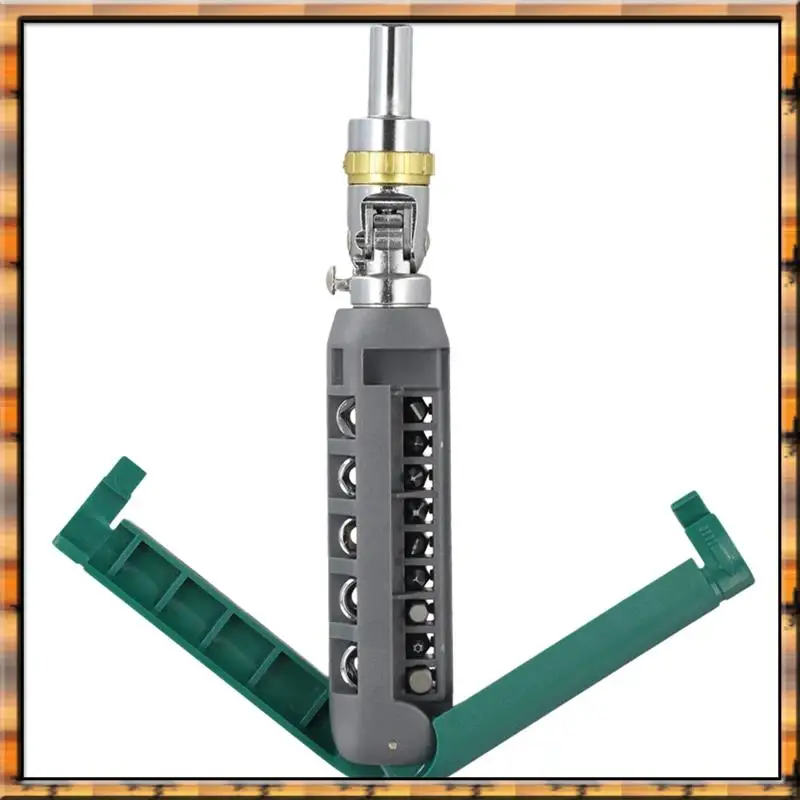 A78K New Multifunction Hand Tool Spiral Ratchet Screwdriver With Tip Kit Auto Repair Multi Angle Ratchet Screwdriver Hand Tools