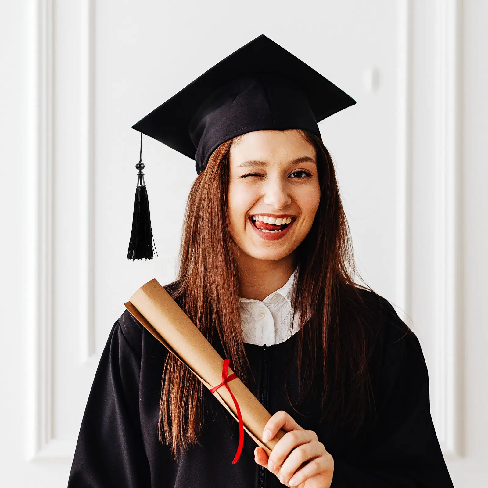 

50 шт. хрустальных бусин для выпускных кисточек, подвесок на шапку выпускника, украшения для академической мантии, реквизит для выпускной вечеринки, сувенир для фото