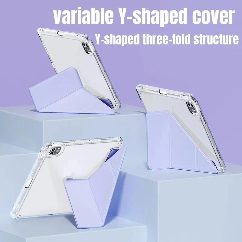 For iPad Air 11 Case 2026 Pro 13 M5 M4 M3 M3 M2 with Penci Holder Cover 11th Gen A16 10th 10.9 10.2in Mini 7 6 Air 5th 4 3 12.9