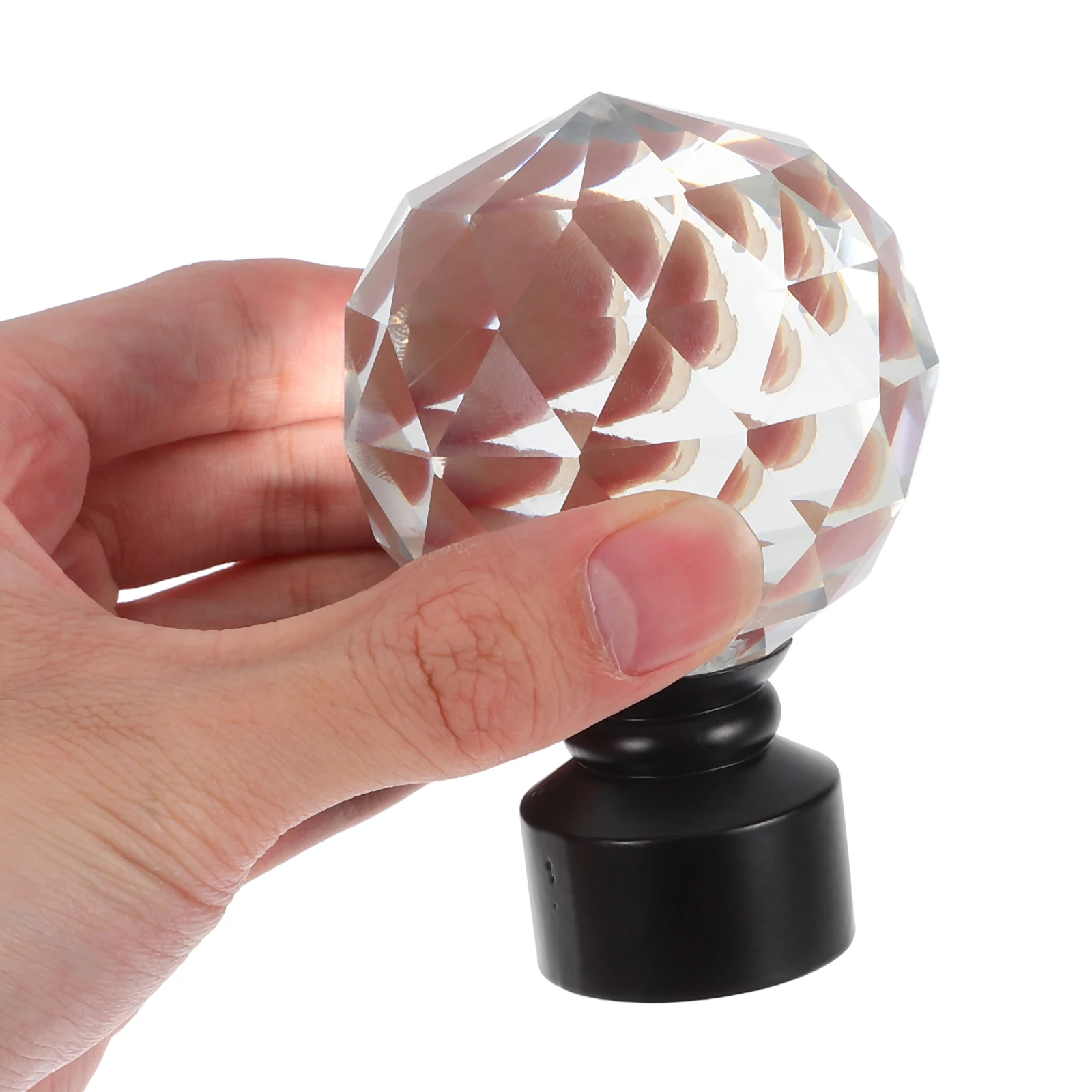 

Curtain Rod Ends Black Iron Retro Style For Bedroom Apartment Home Decor Accessories Curtain Rod Fittings