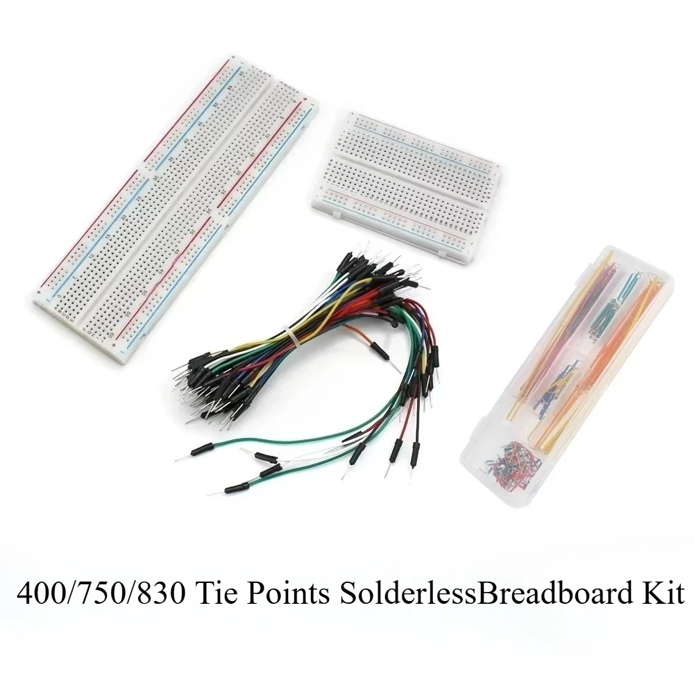 400/750/830Tie DIY PCB Breadboard Kit Jumper 65/140 Stück Drähte Mini Test Protoboard für DIY Test Platine Elektronische Kits