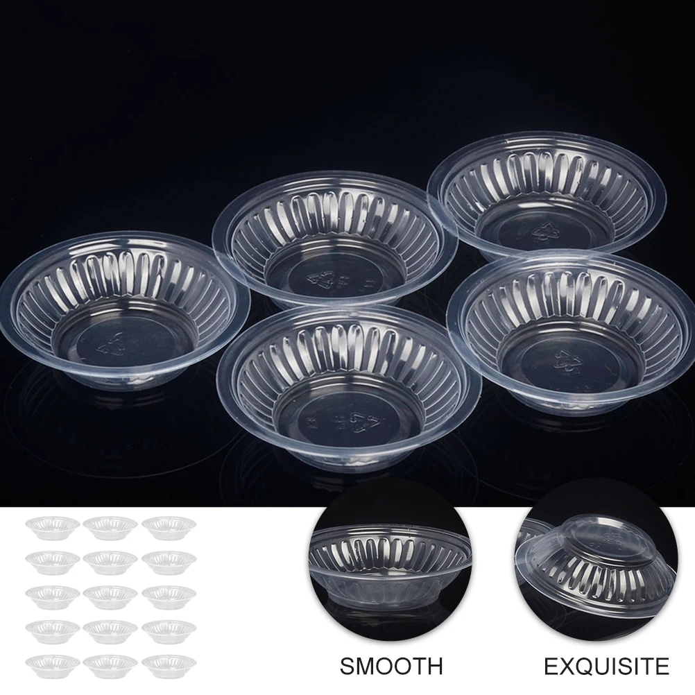 

30pcs Disposable Condiment Tray Seasoning Dish For Picnic Camping Bbq Sauce Dipping Plate Appetizer Serving Tableware Kitchen