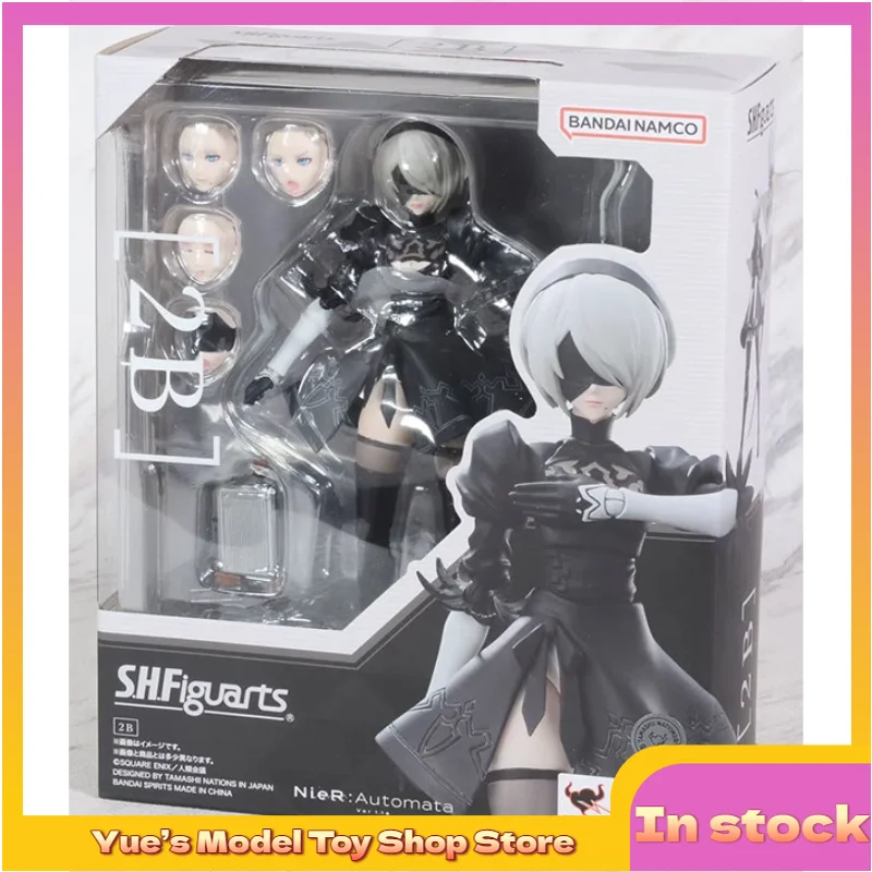 

【In Stock】Bandai SHF NieR Automata 2B Miss Sister Action Figure Animation Model Toy Collection Gift