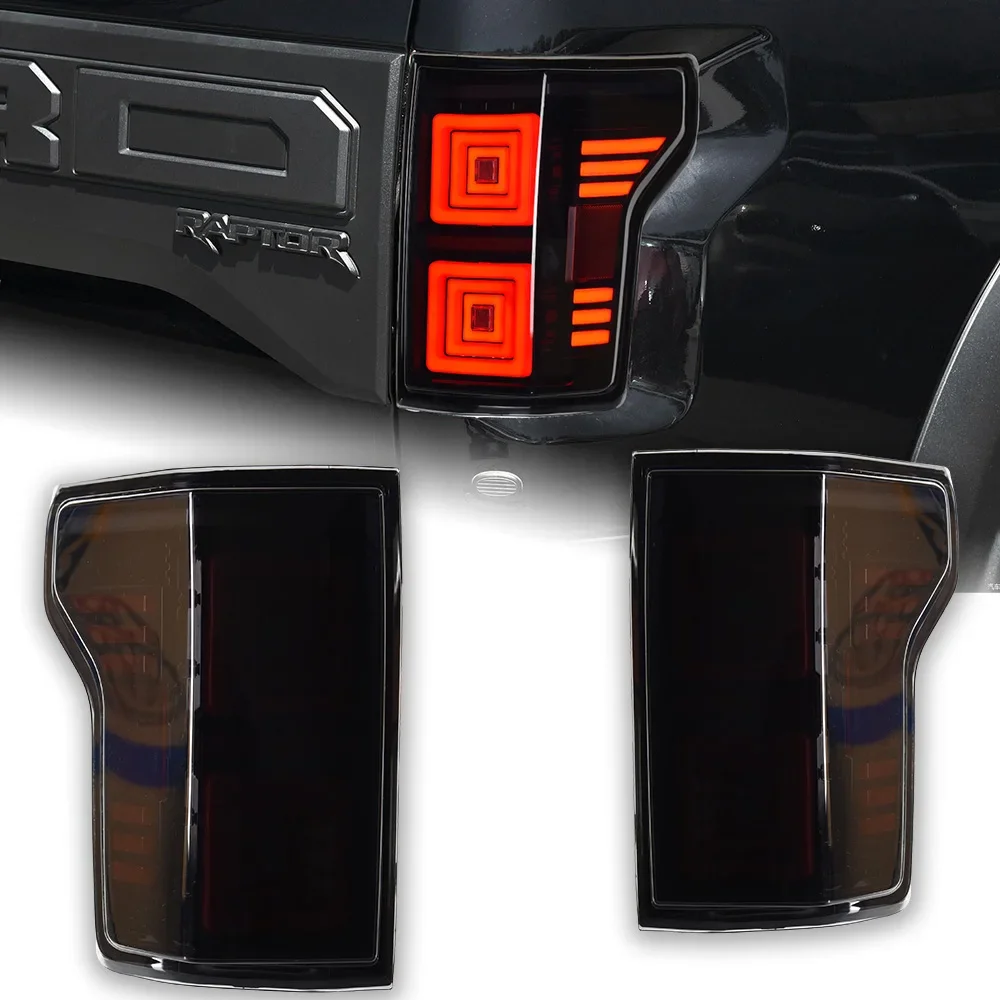 

Car Lights for Ford F150 Led Tail Lamp 2015-2020 Raptor Tail Light Dynamic Signal Rear Stop Brake Reverse Auto Accessories