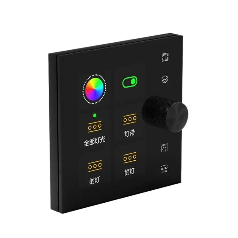 Leading-Tuya Wifi Smart Switch Panel Smart Home Zigbee Switch For Multi-Channel Lights Scenes Curtains Dimming Switches