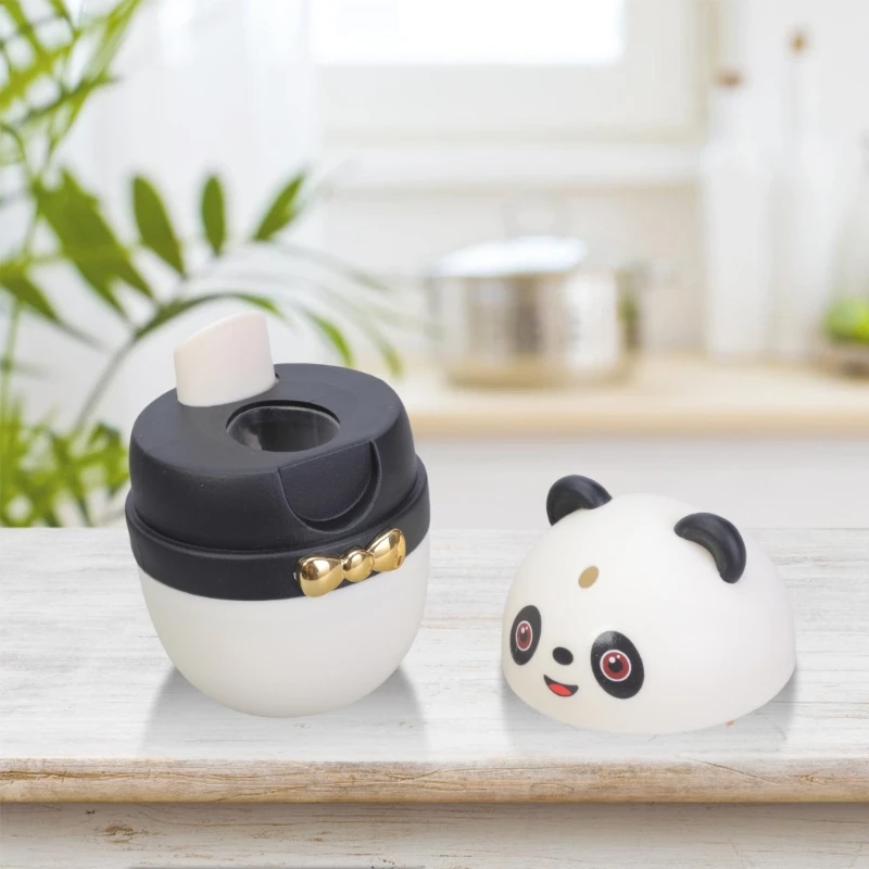 Boîte à dents Panda pratique avec base stable pour les décors maison du restaurant