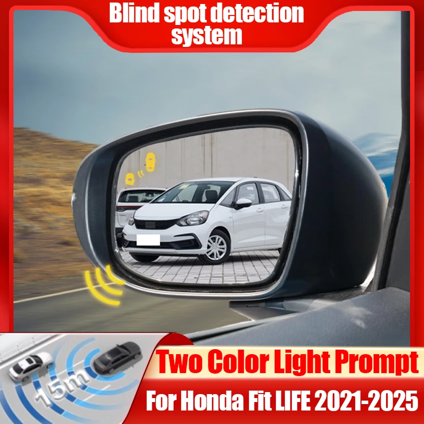 Sistema di rilevamento punto cieco per auto BSD BSA BSM Sensori radar per auto Cambia parcheggio assistito alla corsia per Honda Fit LIFE 2021-2025