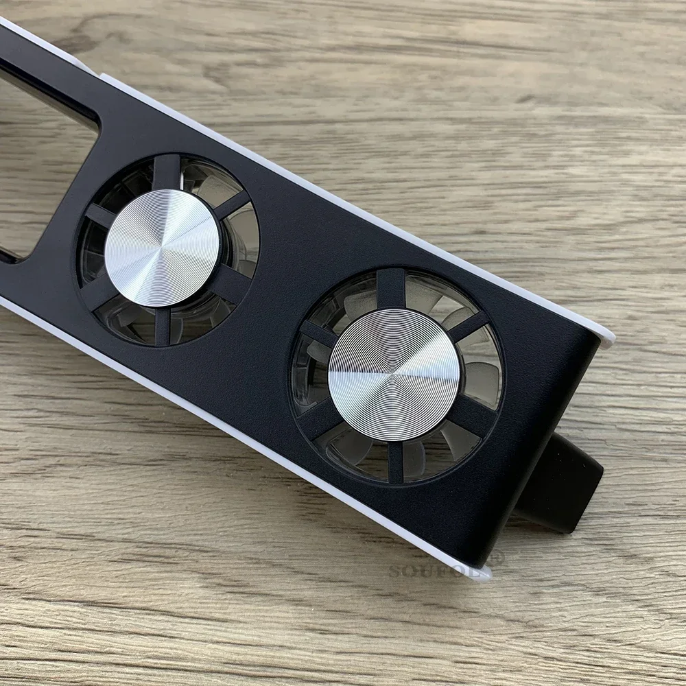 Nowy wentylator chłodzący z oświetleniem RGB do konsoli PS5 Slim z 3 wentylatorami Port USB 3.0 Cichy system chłodzenia do PS5 Slim Akcesoria do gier