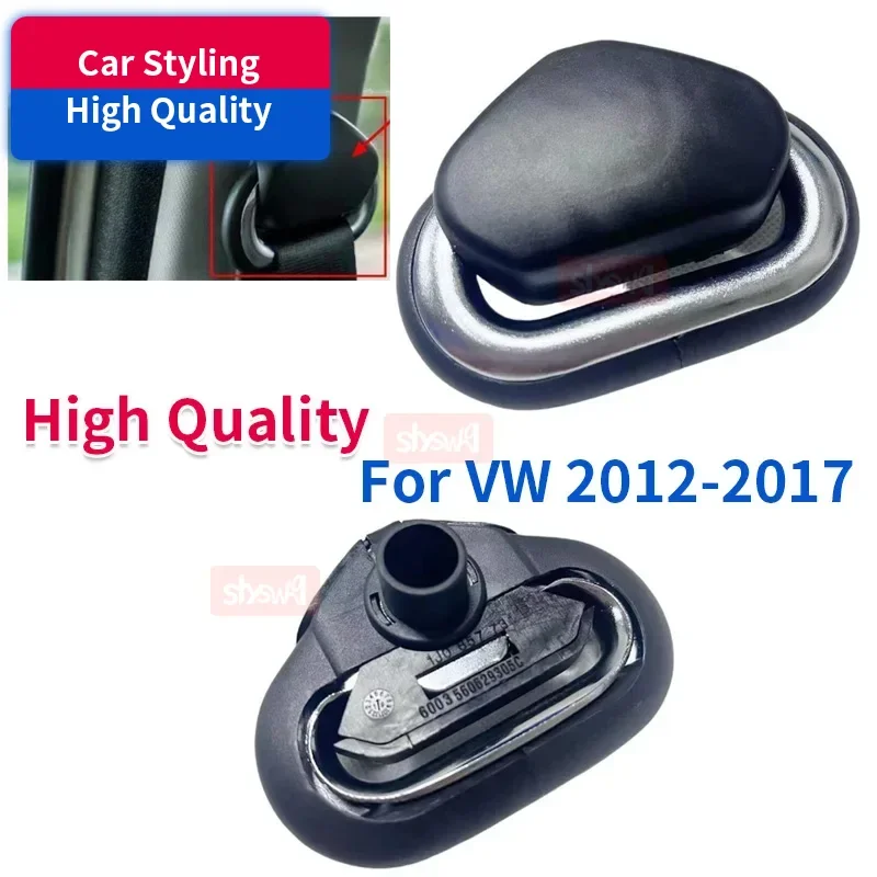 1J0857731 New Black Seat Belt Guard Safety with Decorative Cover 1PCS for Volkswagen Bora Sharan Beetle Golf MK4 1J0 857 731