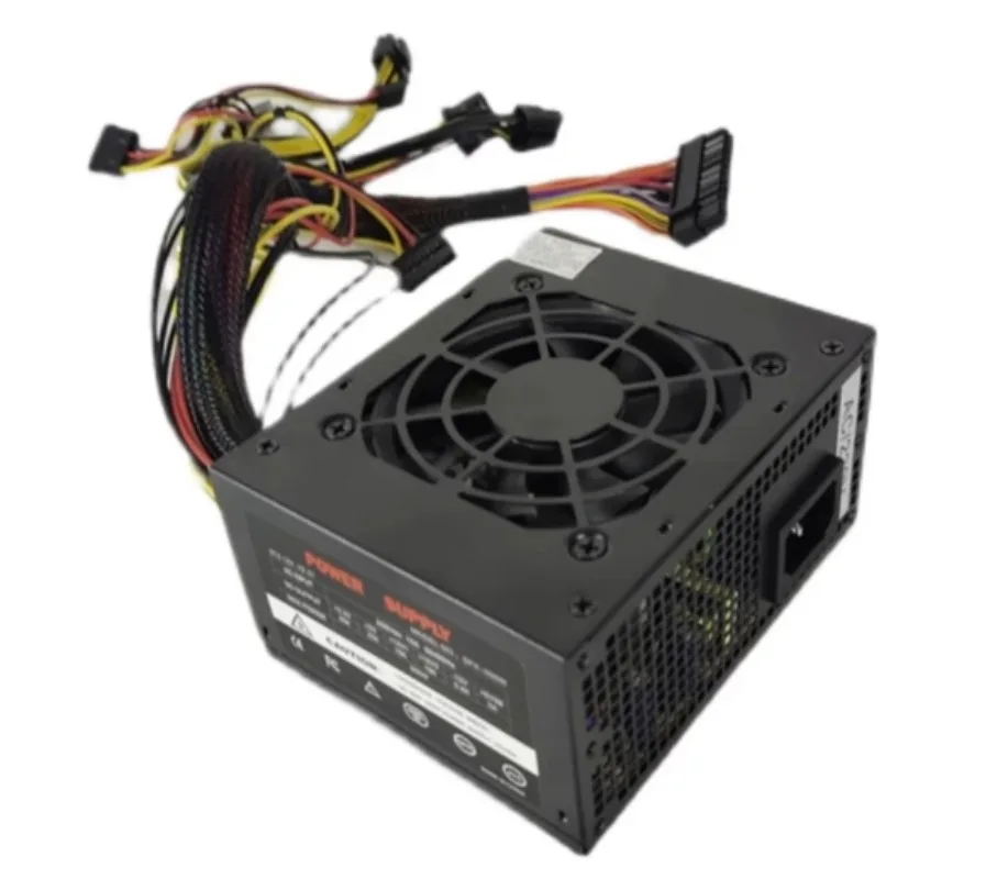 500W Mini ITX Power Supply, Non-Modular Silent Desktop PSU for Small Form Factor Chassis