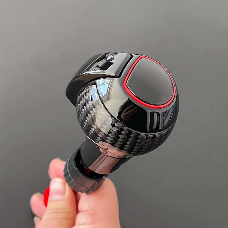 Carbon Fiber Style Gear Shift Knob DSG HandBall For VW Golf MK6 MK7 R Tiguan CC for A3 S4 RS6 A8 Q5 Q7 rs sq5