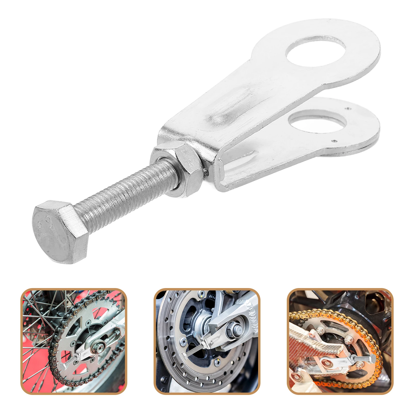 

Dual Motorcycle Chain Tensioner For Ybr125 2005-2014 Atv Dirt Bike Compatible Adjuster Tensioner Tool Durable Fit Easy