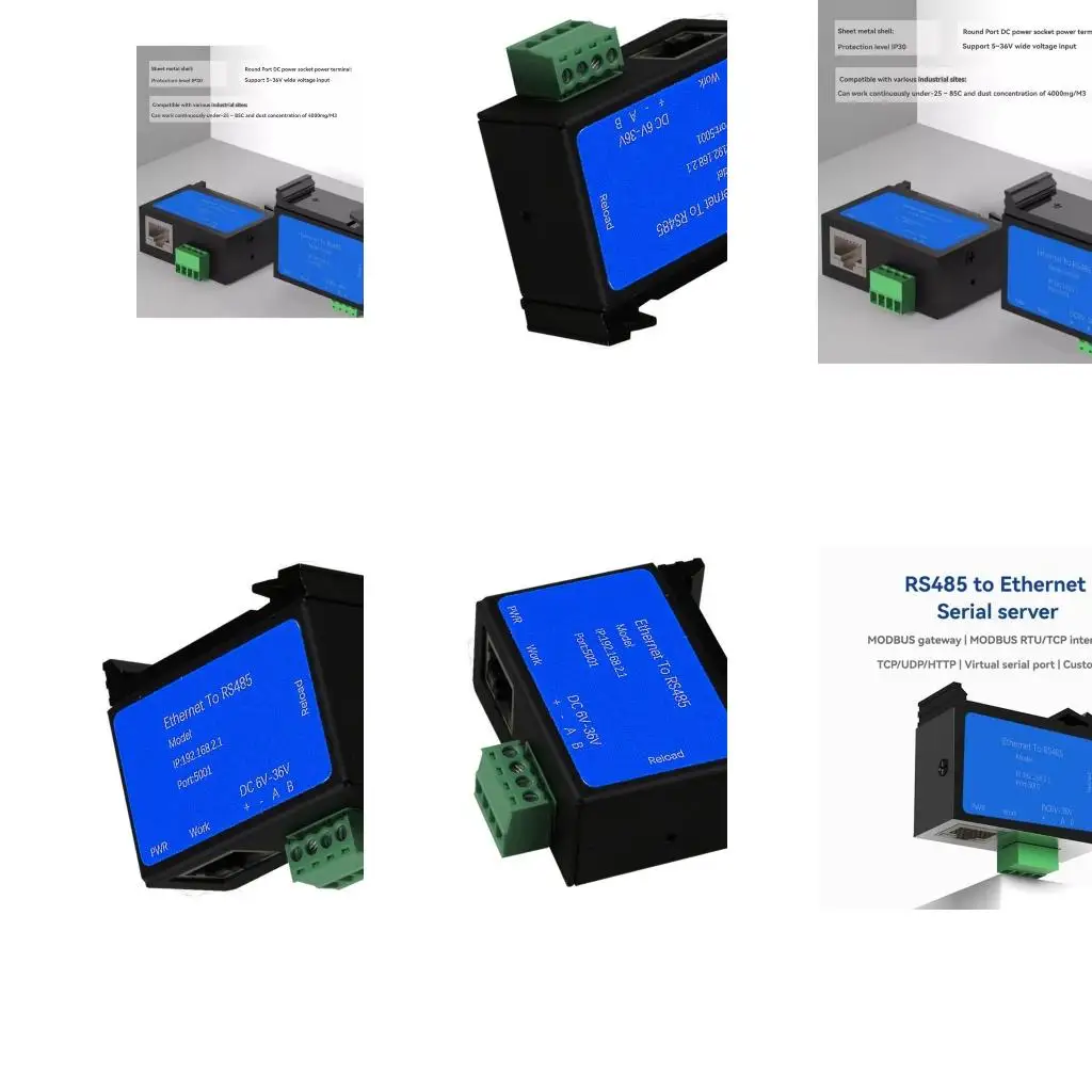 

RS485 To Ethernet Serial Port Server Modbus Ethernet Device For Industrial A4WF
