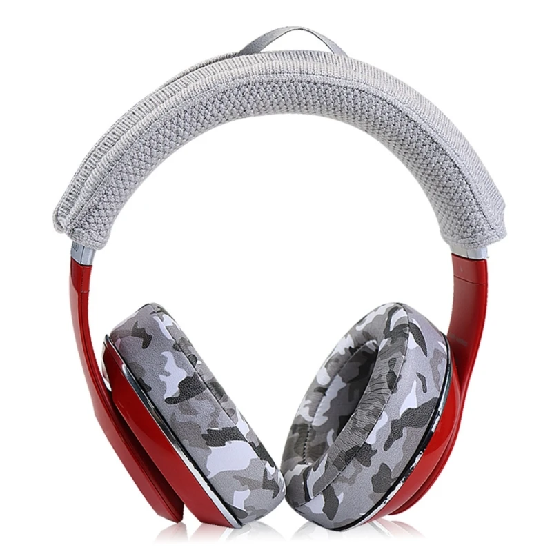 Protective Headband Cover Headband Cushion Sleeves Protectors with Zipper for HD700 HD800 1000XM2/XM3/XM4 Earphone