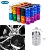 40Pcs/Lot Tire Stem Valve Caps Aluminium Car Dustproof Wheel Air Port Caps Cover