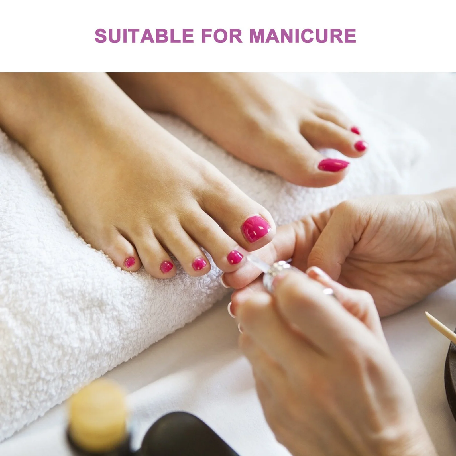 

2Set Silicone Toe Separators High-Quality for Nail Art Pedicure Corrector Comfortable Foot Finger Spacers Daily Use