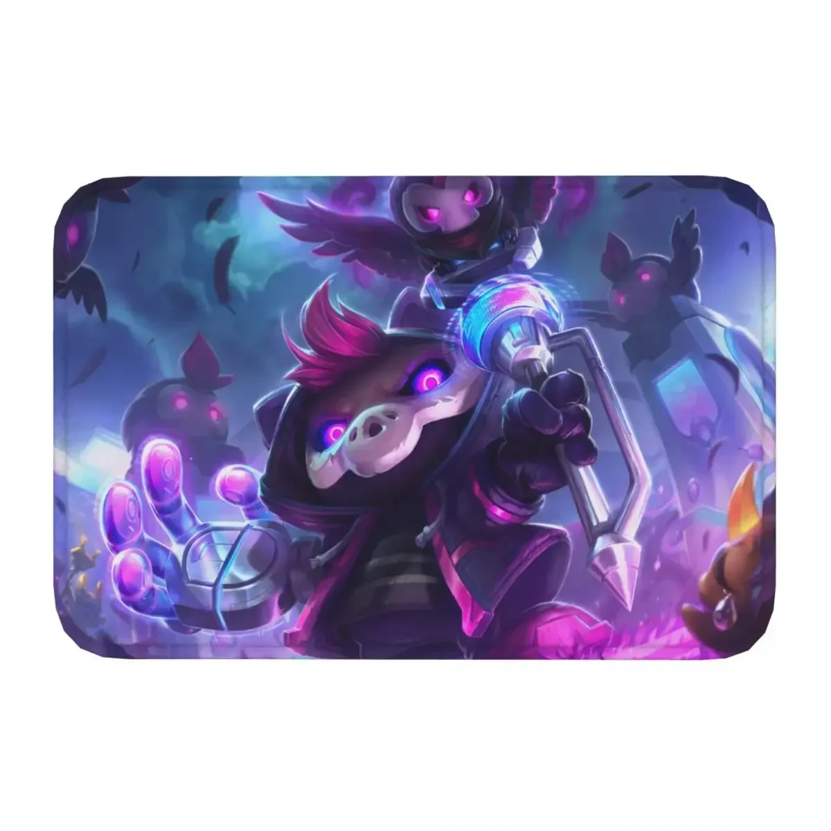 Bedroom Mat LOL League Of Legends Game Monster Tamer Veigar Skin Splash Art Rug Home Doormat Living Room Carpet Entrance Door