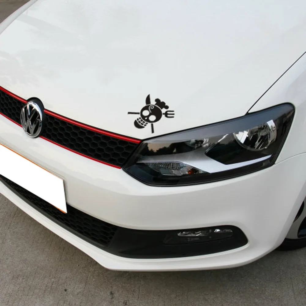 Car Stickers Vinsmoke Sanji Pirates Reflective Decoration For Fuel Tank Cap Windshield Bumper Trunk Motorcucles Laptop