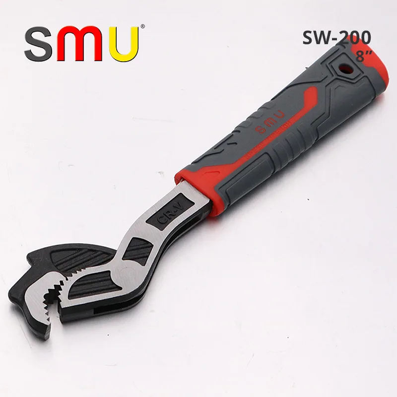 Multi-functional fast self-locking wrench large opening adaptive universal industrial spanner wrench express pipe wrench plier