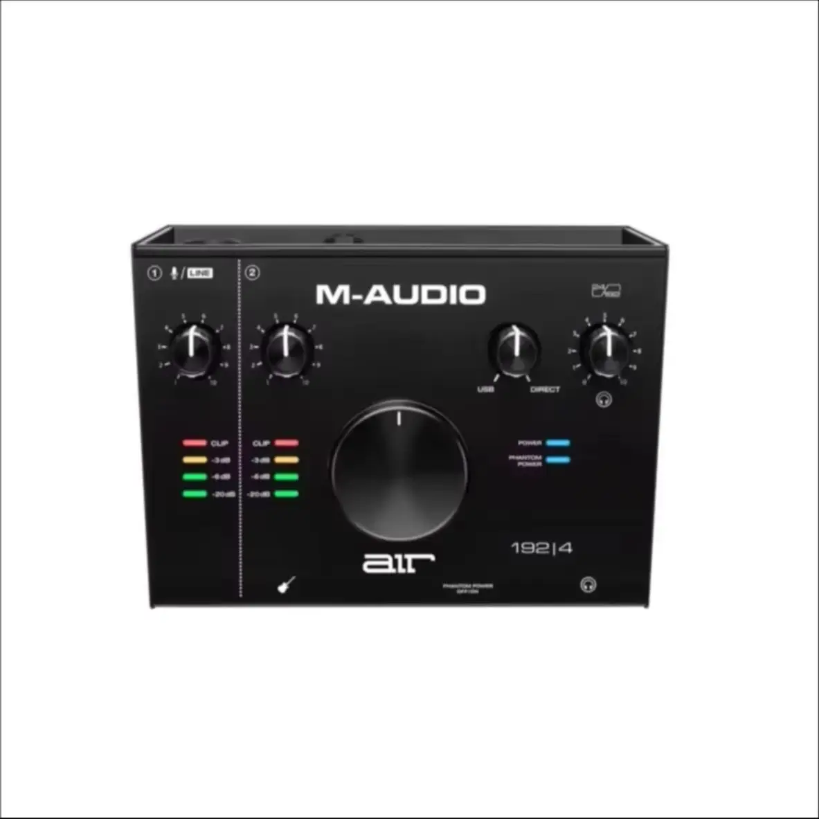 M-AUDIO Aire 192 | 4 Tarjeta de sonido de estudio de alto rendimiento Interfaz USB-C de 2 entradas/2 salidas Transmisión de alta velocidad de 24 bits/192 KHz