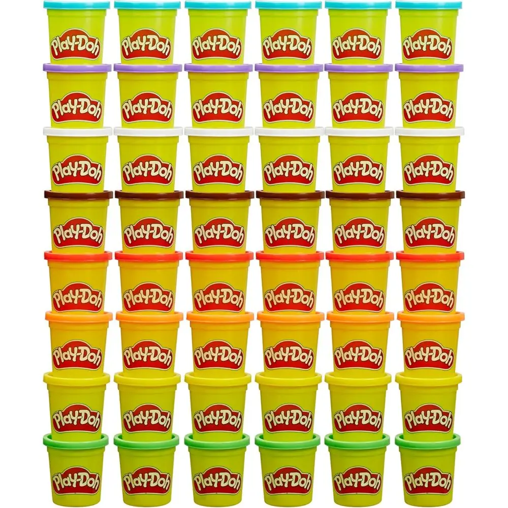 

Play-Doh Bulk Pack o 48 Cans, 6 Sets o 8 eling Compound Col, 3oz, Back to School Gits & Prizes or Students & Classroom, Preschoo