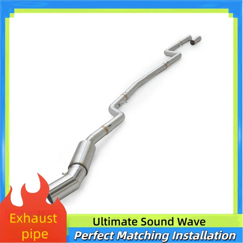 

Stainless Steel Custom 3.5-inch Cat-back Exhaust Pipe for BMW M440 M440i 3.0T 2020-2025 Straight-through Racing Car Upgrade