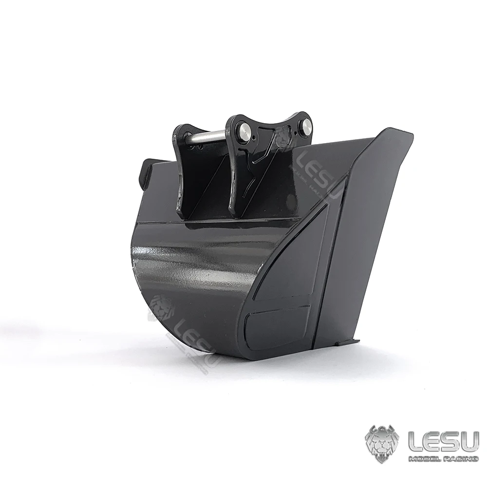 LESU 1/14 Trapezoid Narrow Bucket for Hydraulic RC Excavator Et35 Painted Metal Th21655-Smt3