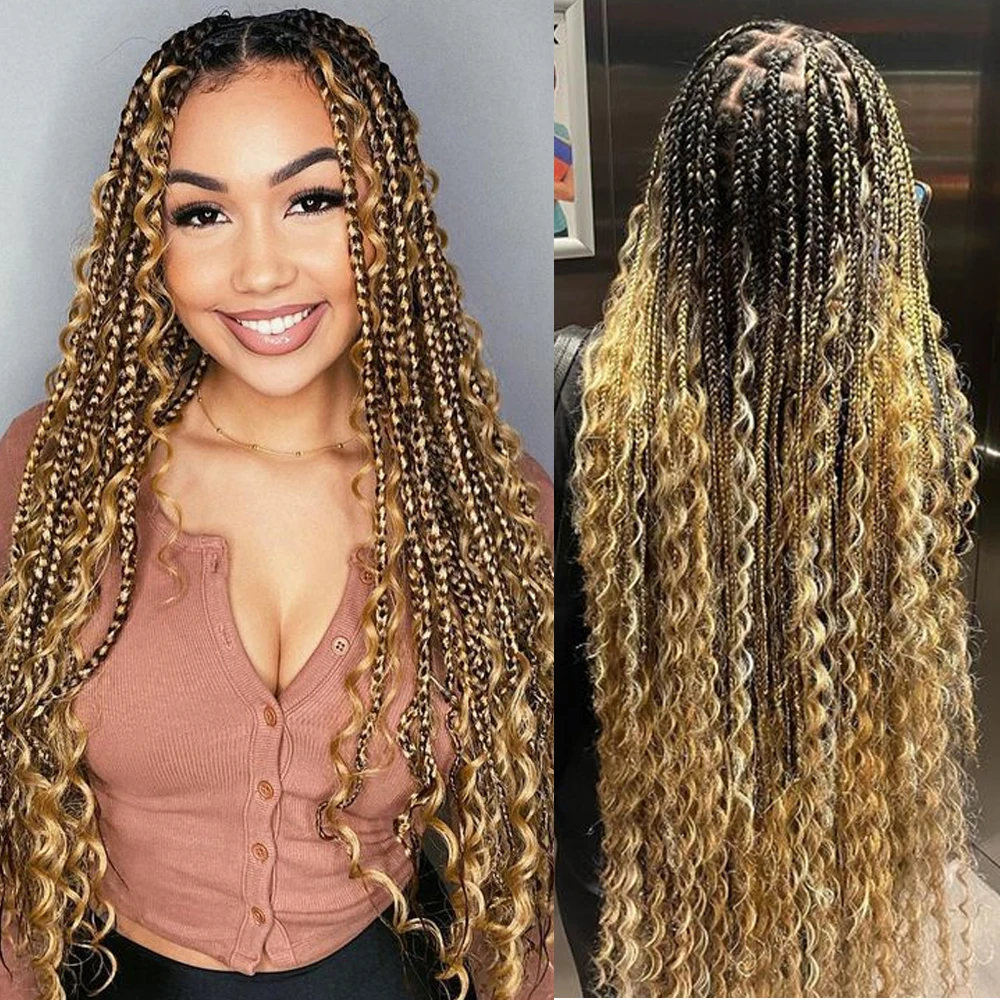 Fascio di capelli intrecciati umani onda profonda capelli umani sfusi per intrecciare senza trama intrecciare i capelli ricci capelli umani sfusi per trecce Boho